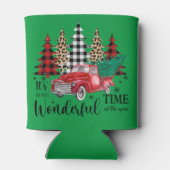 Ein schönes Weihnachtsgeschmack im Winterstil - ei Dosenkühler (Rückseite)