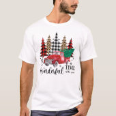 Ein schönes Weihnachtsgeschmack im Winterstil - ei T-Shirt (Vorderseite)