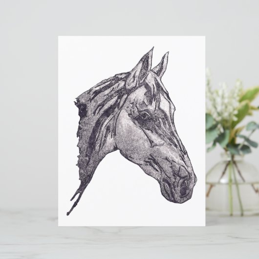 Ein Schönheitspapier für Pferde (Stehend Vorderseite)