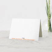 Ein schottischer Halloween-Segen Karte (Rückseite)