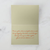 Ein schottischer Halloween-Segen Karte (Innenseite)