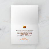 Ein schottischer Halloween-Segen - - Karte (Innenseite)