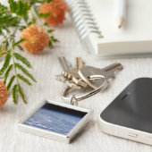 Ein schräger Horizont mit Blick auf die Erdatmosph Schlüsselanhänger (Seite)