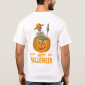 Ein schreckliches Halloween-Abenteuer in der Geist T-Shirt (Rückseite)
