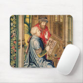 Ein Schreiber, der ein Konto schreibt Mousepad (Mit Mouse)