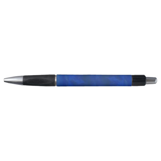 Ein Schreibstift mit einem blauen Swirl Kugelschreiber (Vorderseite)