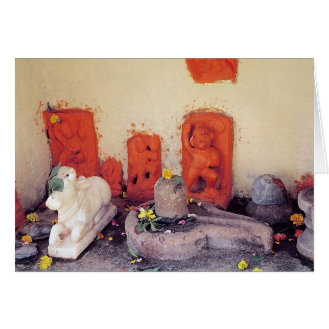 Ein Schrein einer Kapelle auf dem Ganges (Vorderseite (Horizontal))