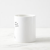 "ein Schritt auf einmal" haften Mann auf der Kaffeetasse (Mittel)