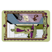 Ein Schritt bei einem Time_A_4x6-Kühlschrank Magnet (Horizontal)