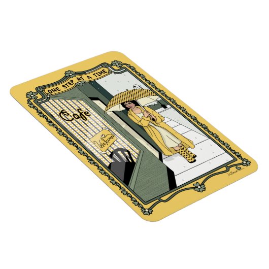 Ein Schritt bei einem Time_C_4x6-Kühlschrank Magnet (Rechte Seite)