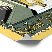 Ein Schritt bei einem Time_C_8x10-Poster Poster (Ecke)