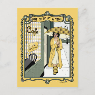 Ein Schritt bei einer Time_C_ Postkarte