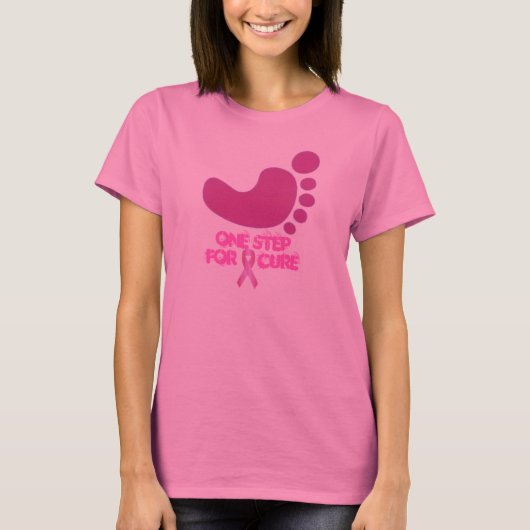 ein Schritt für Krebs T-Shirt (Vorderseite)