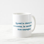 Ein Schritt in die Unendlichkeit, wunderschön Kaffeetasse (VorderseiteRechts)