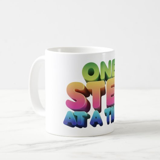 Ein Schritt Kaffeetasse (Vorderseite Links)