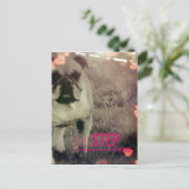 Ein Schritt nach dem anderen, Bulldog Postkarte (Stehend Vorderseite)