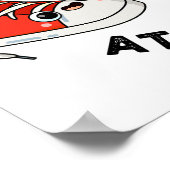 Ein Schritt nach dem anderen, ein lustiger Sneaker Poster (Ecke)