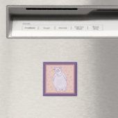 Ein schuldhaftes kleines Hippo-Magnet Magnet (In Situ (Geschirrspüler))