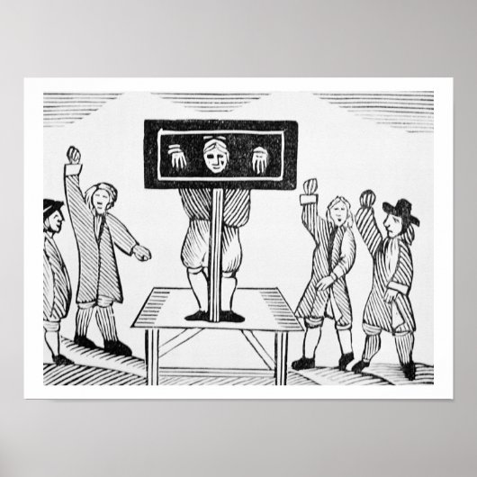 Ein schuldiger Mann in der Dorfpalette, Kopie eine Poster (Vorne)