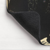 Ein schuldiger Verdächtiger versucht, eine Frage Mousepad (Ecke)