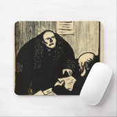 Ein schuldiger Verdächtiger versucht, eine Frage Mousepad (Mit Mouse)
