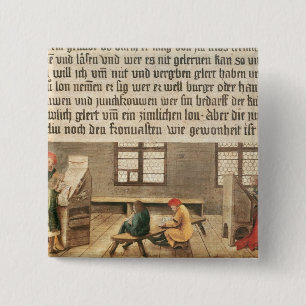 Ein Schullehrer Button