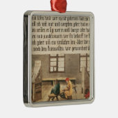 Ein Schullehrer Silbernes Ornament (Rechts)