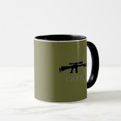 Ein Schuss ein Kill Tasse (VorderseiteRechts)