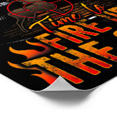 Ein Schuss ein Todesfeuergrill Hirschjagd Poster (Ecke)