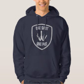 Ein Schuss, Ein Topf Fischen Hoodie (Vorderseite)