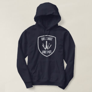 Ein Schuss, Ein Topf Fischen Hoodie
