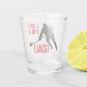 Ein Schuss und ein Ziel! Schnapsglas (Rückseite)