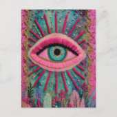 Ein schützendes böses Auge Postkarte (Vorderseite)