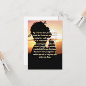 Ein Schutzgebet vor bösen Flachgrüßkarten Karte (Vorderseite/Rückseite Beispiel)