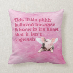 Ein schwach geglaubenes Kissen