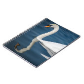 Ein Schwan und sein Reflexionsnotizbuch Notizblock (Linke Seite)