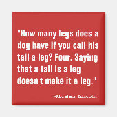 Ein Schwanz ist kein Leder Magnet (Vorne)