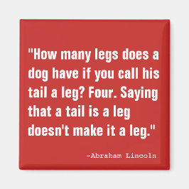 Ein Schwanz ist kein Leder Magnet