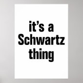 ein schwartzes Ding Poster (Vorne)