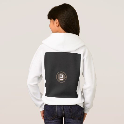 ein schwarz-braunes Logo mit dem Buchstaben 9 Hoodie (Schwarz voll)