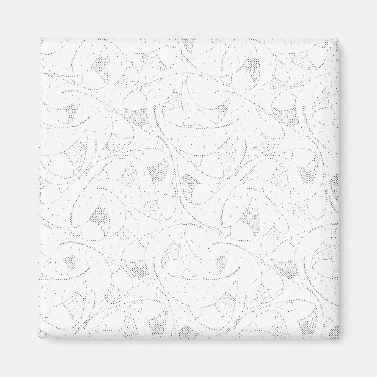 ein Schwarz-Weiß-Foto einer Person, die eine Zelle Magnet (Vorne)