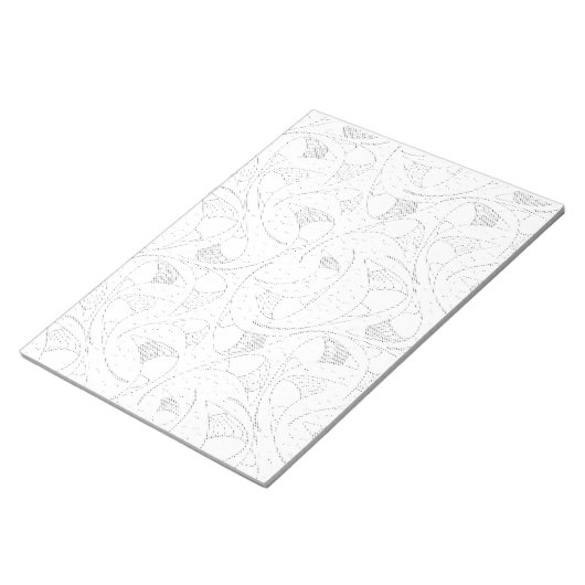 ein Schwarz-Weiß-Foto einer Person, die eine Zelle Notizblock (angewinkelt)