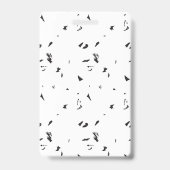 ein Schwarz-Weiß-Foto einer Vogelherde Ausweis (Rückseite)