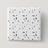 ein Schwarz-Weiß-Foto einer Vogelherde Button (Vorderseite)