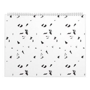 ein Schwarz-Weiß-Foto einer Vogelherde Kalender