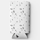 ein Schwarz-Weiß-Foto einer Vogelherde Selters Dosenkühler (Vorderseite)