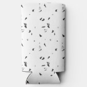 ein Schwarz-Weiß-Foto einer Vogelherde Selters Dosenkühler (Rückseite)