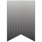 ein Schwarz-Weiß-Foto einer Wand_ Wimpelkette (Erste Fahne)