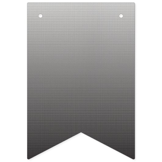 ein Schwarz-Weiß-Foto einer Wand_ Wimpelkette (Erste Fahne)