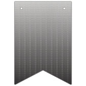 ein Schwarz-Weiß-Foto einer Wand_ Wimpelkette (Dritte Fahne)